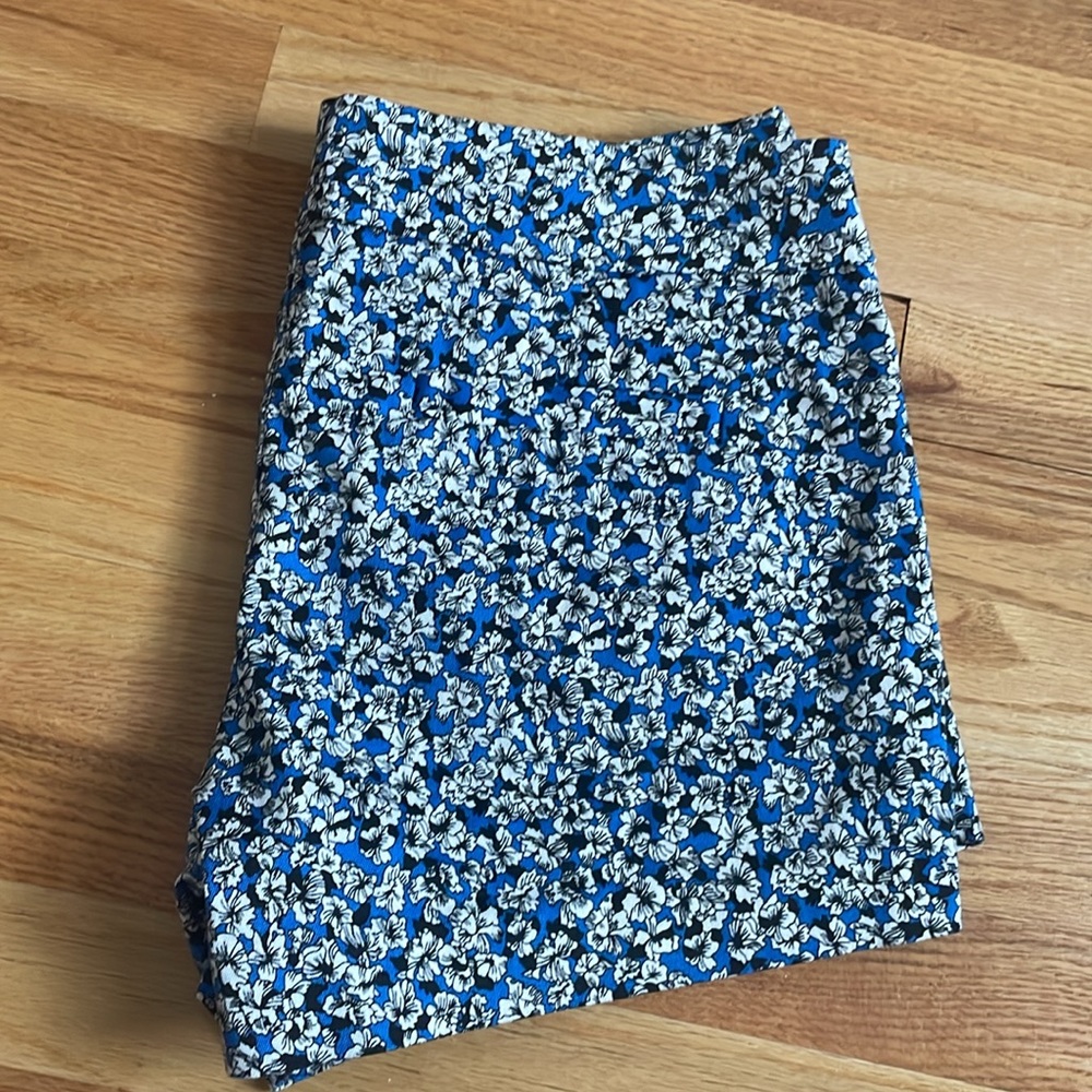 I.crew printed stretch cotton shorts